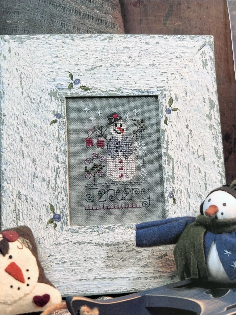 Lot of 2 cross stitch patterns - Shepherd’s Bush January & February